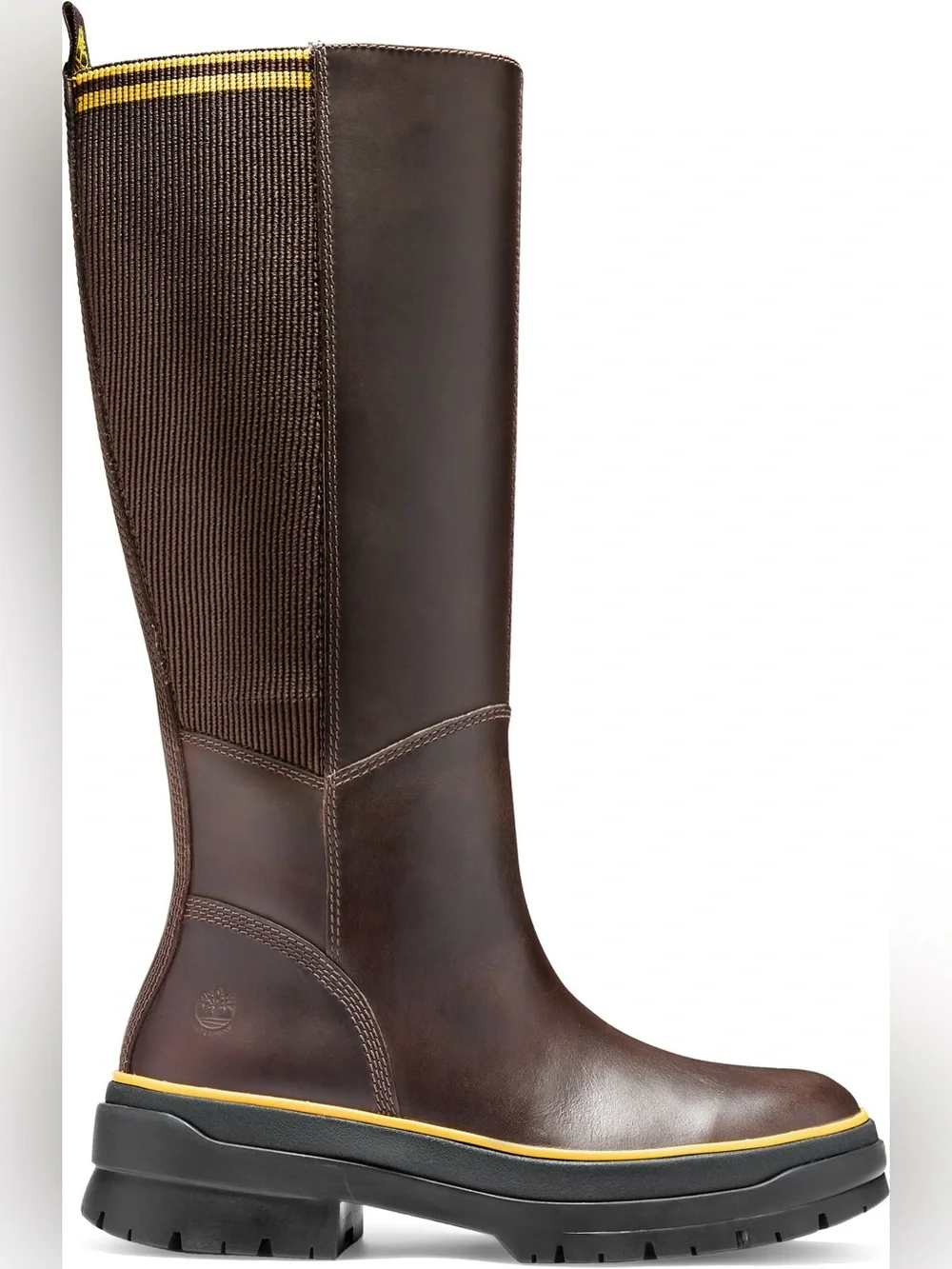 Timberland Malynn Waterproof Tall Boots – Dark Brown Leather Women’s Size 10
